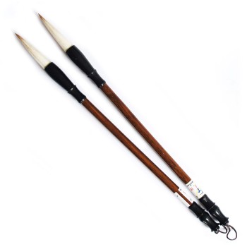 SU-17 Assorted Sizes Comfort to Hold Art & Calligraphy Sumi Brushes - Pack of 2 (Large)