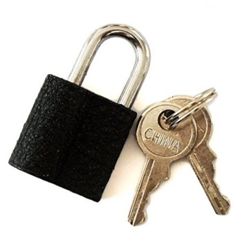 1022 Spring Mandril Metal Luggage Padlocks 22mm - Pack of 2