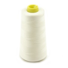 Assorted Colours 100% Polyester Threads Appx 3000m (NO.2 Off White)