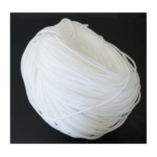 White Round Foam Lightweight Tube (No 1 - 6 mm x appx 100m)