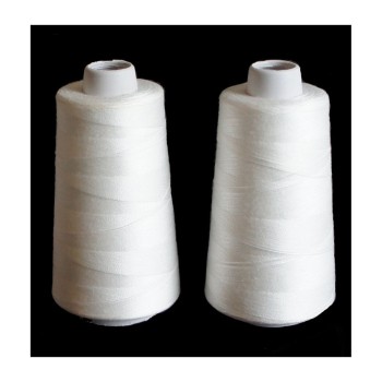 Assorted Colours and Thicknes Polyester Threads - Pack of 2 (Under Stitching 20S/2 White 2 Ply 1600m) Assorted Colours and Thicknes Polyester Threads - Pack of 2 (Under Stitching 20S/2 White 2 Ply 1600m)