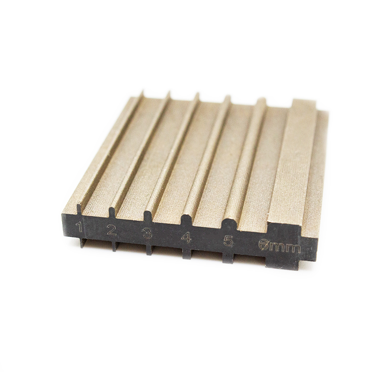 Steel Leather Edge Bevelers Sharpen Grinding, measuring 50 x 45 x 9 mm Ideal for Leather Crafting - Rounded Male and Female Sides Steel Leather Edge Bevelers Sharpen Grinding, measuring 50 x 45 x 9 mm Ideal for Leather Crafting - Rounded Male and Female Sides