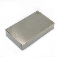 Steel Bench Block – 30 x 50 x10mm - Precision Ground Hardened Steel Block for Jewelry Making, Metal Stamping, Watch Repair & Crafting Tools