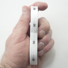 HAND® A Roll of Fold Silk Size Tabs - White, 500pcs (Size M)