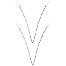 HAND® 2 Pieces Curved Body Form Shaped Metal V Wires for Bras, Corsets and Dresses - 11.5 cm x 8.8 cm