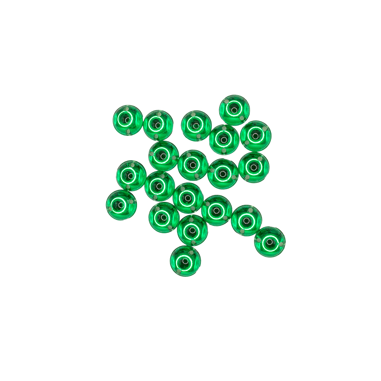 20pcs W-11 8mm Emerald Green 2-Hole Sew-On Acrylic Round Rhinestones 20pcs W-11 8mm Emerald Green 2-Hole Sew-On Acrylic Round Rhinestones