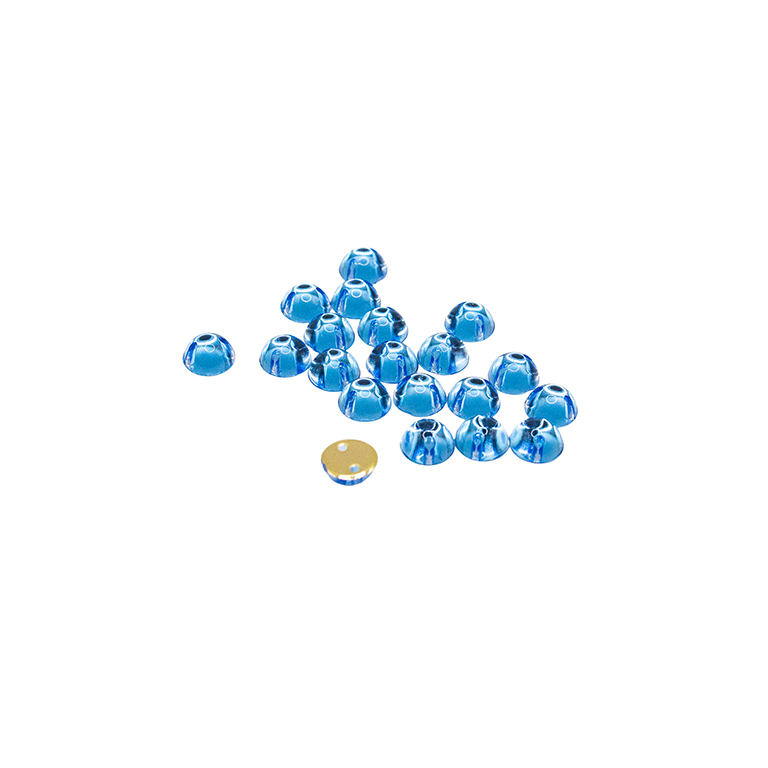 20pcs W-15 6mm Sky Blue 2-Hole Sew-On Acrylic Round Rhinestones 20pcs W-15 6mm Sky Blue 2-Hole Sew-On Acrylic Round Rhinestones