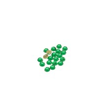 40pcs W-11 4mm Emerald Green 2-Hole Sew-On Acrylic Round Rhinestones