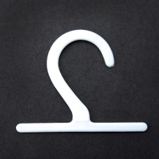 HAND® Small 89Wmm x 69Hmm White Plastic Hangers for Fabric Samples - Pack of 48