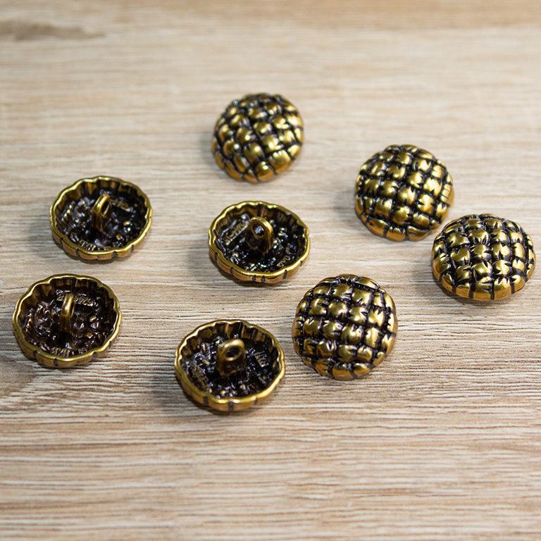 No.28HM 8 Pcs Vintage Gold Grid Knot Metal Buttons, 18mm Vintage Style Sewing Buttons for Coats, Blazers, Jackets, DIY Crafts, Clothing Accessories No.28HM 8 Pcs Vintage Gold Grid Knot Metal Buttons, 18mm Vintage Style Sewing Buttons for Coats, Blazers, Jackets, DIY Crafts, Clothing Accessories
