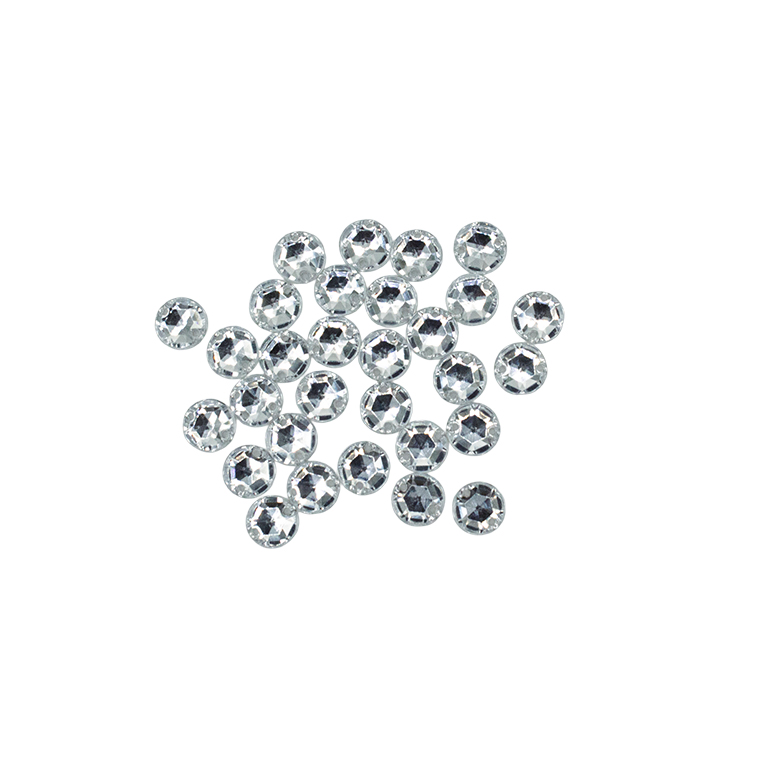 30pcs W-1 Round Acrylic Flat Back Rhinestones with 2 Holes, 8mm Sewing Acrylic Beads – Flatback Gems for DIY Crafts, Sewing, Embellishments & Decoration - Clear White 30pcs W-1 Round Acrylic Flat Back Rhinestones with 2 Holes, 8mm Sewing Acrylic Beads – Flatback Gems for DIY Crafts, Sewing, Embellishments & Decoration - Clear White