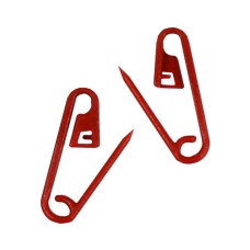 HAND ® Maroon Plastic Safety Pins for Garment Label Hang Tags Fasteners Assorted Colours - Pack of 1000