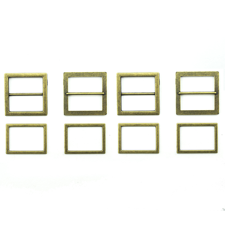 HAND® (Model 3-1) 4 Sets of Antique Gold Tone 2-Part Metal Buckle for Shoes, Belts, Bags - Fits Straps up to 30 mm HAND® (Model 3-1) 4 Sets of Antique Gold Tone 2-Part Metal Buckle for Shoes, Belts, Bags - Fits Straps up to 30 mm