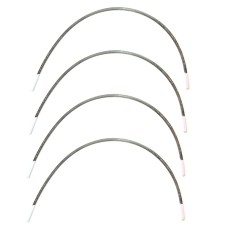 HAND® 2 Pairs of Medium Flexible 2 Ply Metal Bra Wires - Bendable and Retain Shape - 14 x 7.5 cm