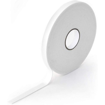 NO.9900 Single-Side Fabric Fusible Bias Tape 12mmW, Appx 150meters – Pack of 2 (white)